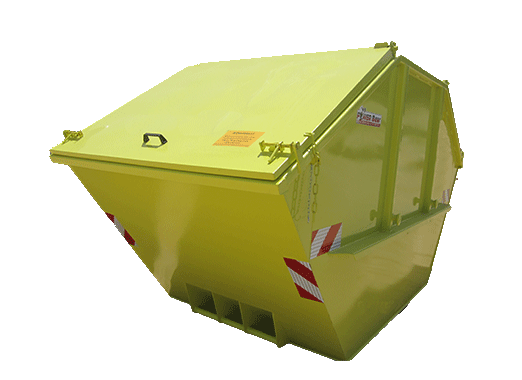 15 CBM Covered Top Waste Disposal Skip